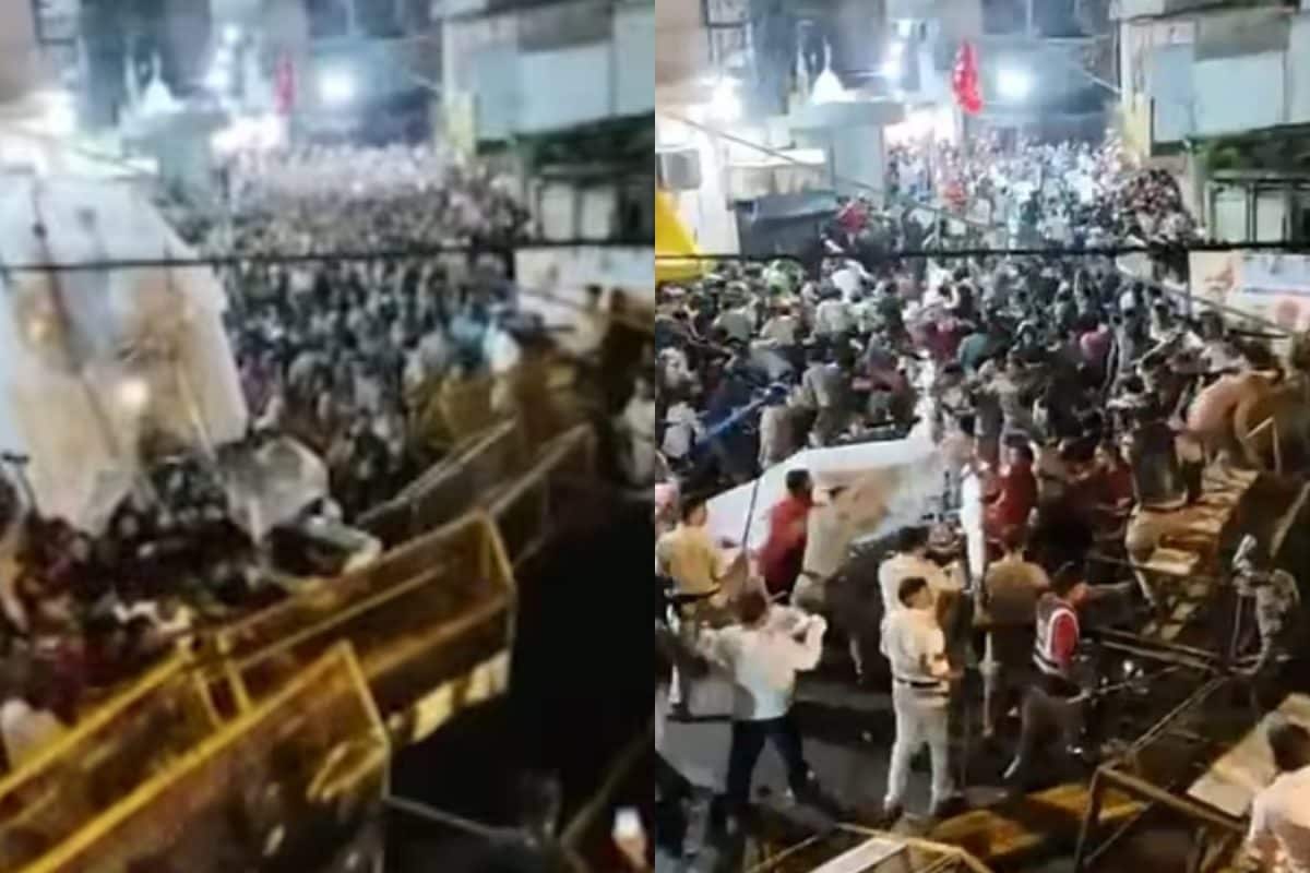 People Break Barricades During Muharram Procession In Madhya Pradesh; 5 Cops Injured | Video