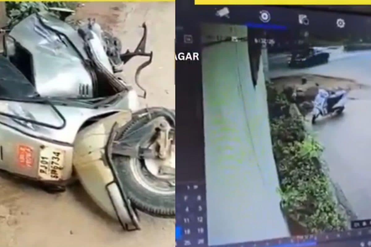 Gujarat Man Killed After ‘Drunk’ Driver Rams Speeding BMW Into Scooter | Video