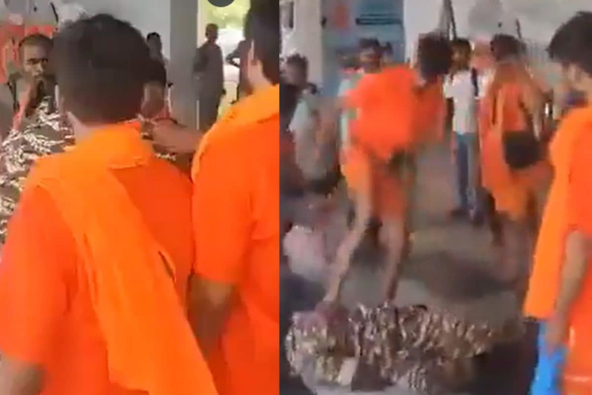 Caught On Cam: Kanwariyas Brtually Thrash CRPF Jawan At Mirzapur Station