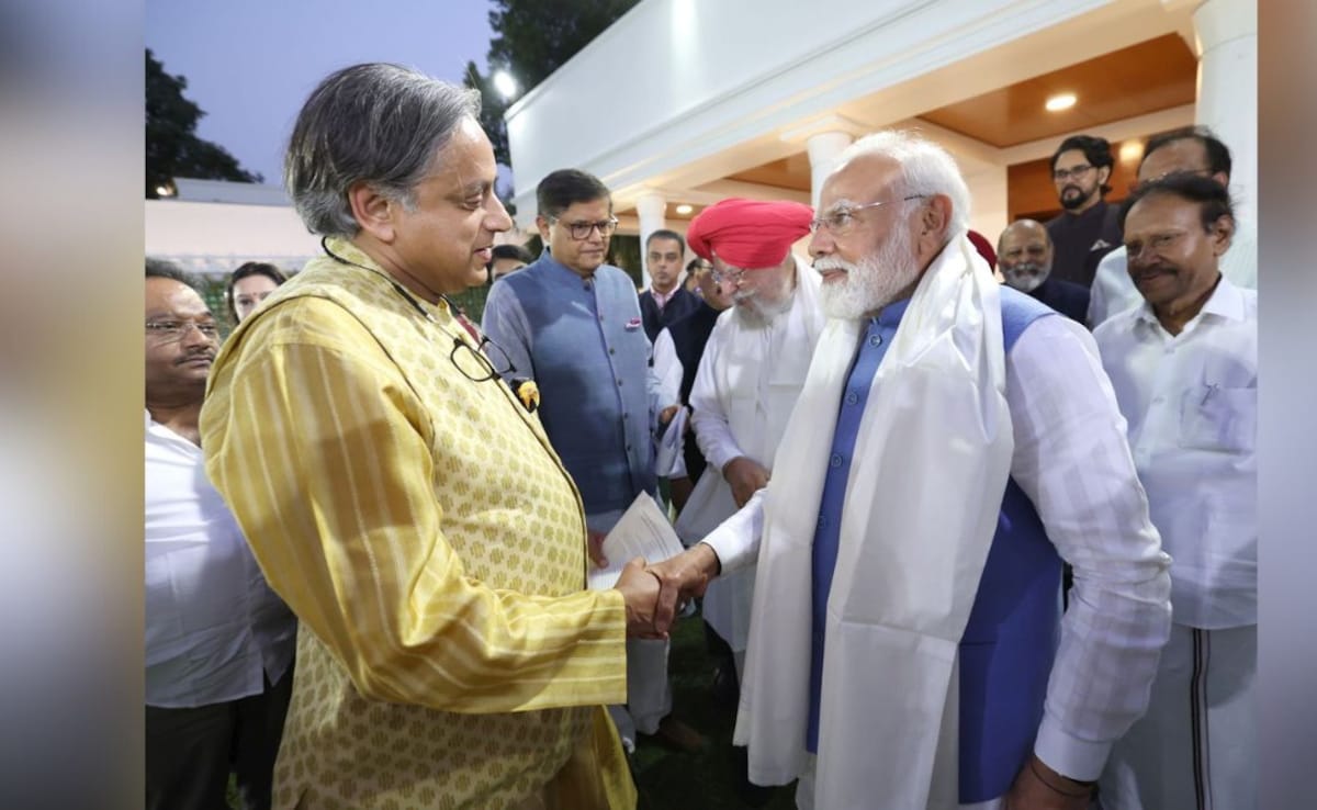 “Some Were Stopped”: In PM’s Op Sindoor Speech, A Shashi Tharoor Dig At Congress