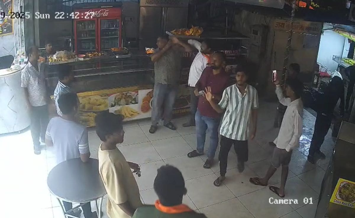 Video: Shopkeeper Refuses To Speak Marathi, MNS Workers Rain Slaps On Him