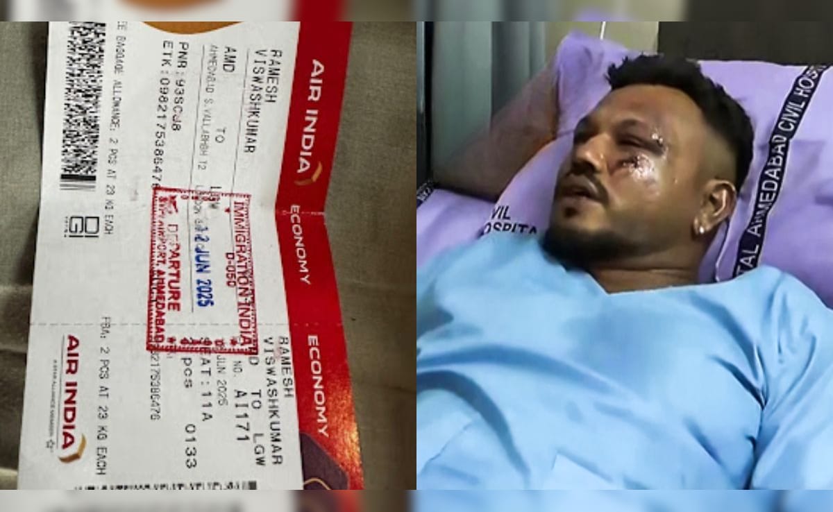 “Doesn’t Talk…”: Air India Crash Survivor Struggles To Overcome Trauma
