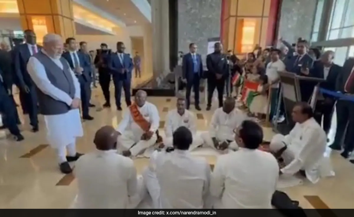 Watch: PM Modi Welcomed With Bhojpuri ‘Chautaal’ At Trinidad And Tobago