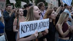 Protests in Ukraine as Zelensky signs bill targeting anti-corruption bodies