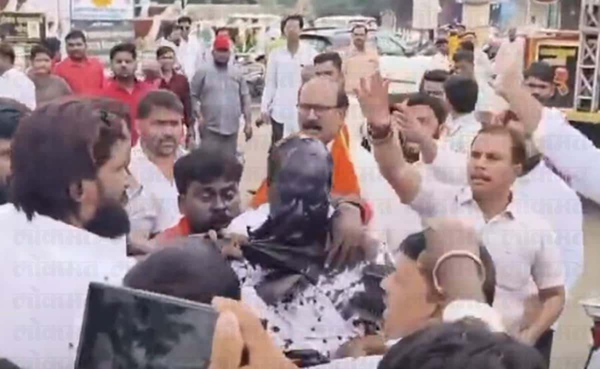 Ink Attack On Maratha Outfit Leader Sparks Row, BJP Leader Allegedly Involved