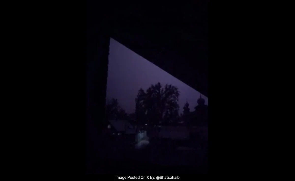 Power Supply Hit, Trees Uprooted As Storm Hits Srinagar