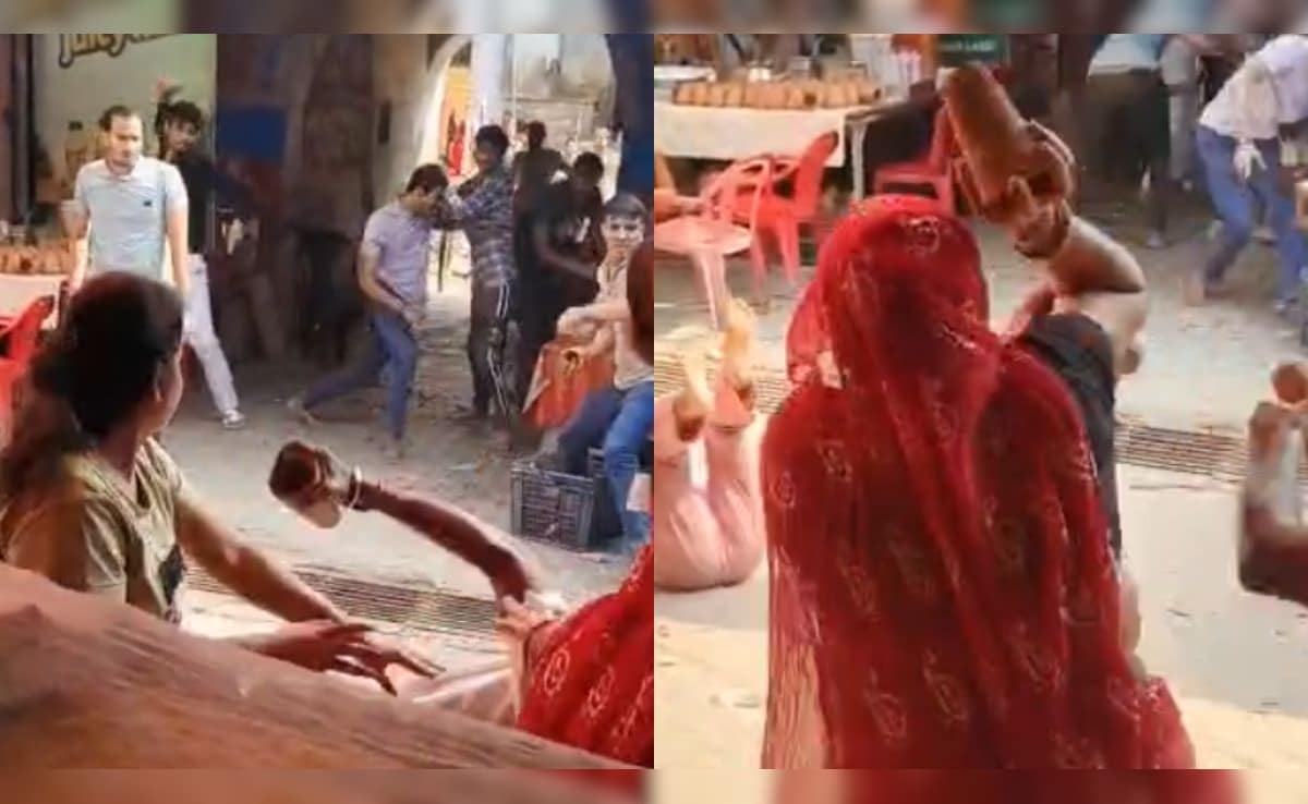 Battle Of Baghpat 2.0: Kulhads Fly As Mathura Lassi Sellers Fight On Street