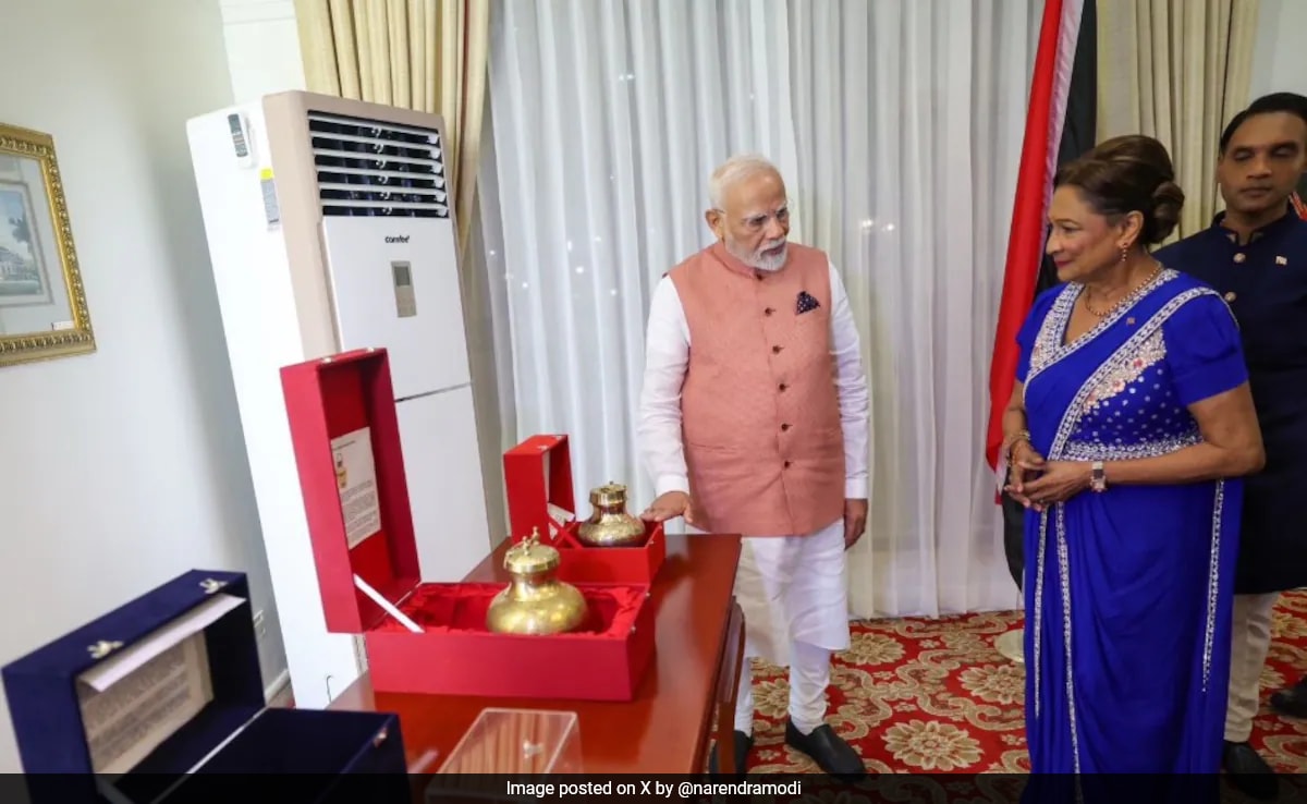 Sangam Water, Ram Mandir Replica: PM Modi’s Gifts To Trinidad And Tobago PM