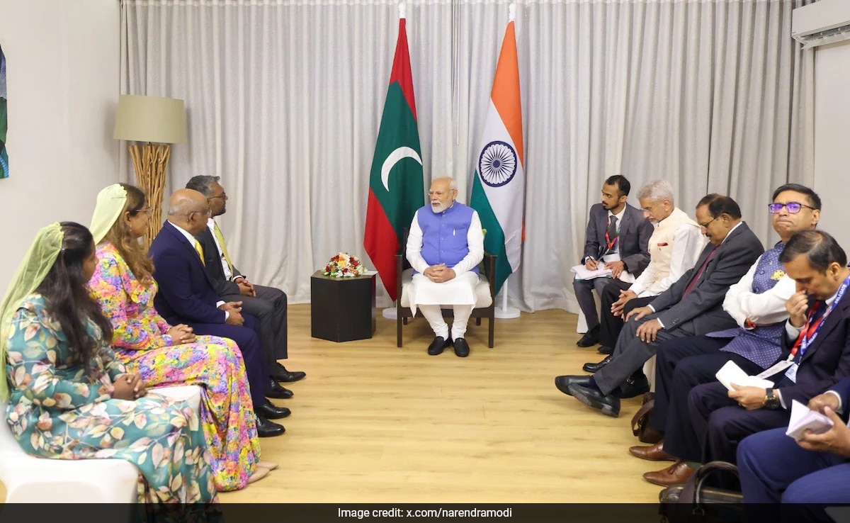 PM Modi Meets Maldives Political Leaders, Talks Focus On Mahasagar Vision