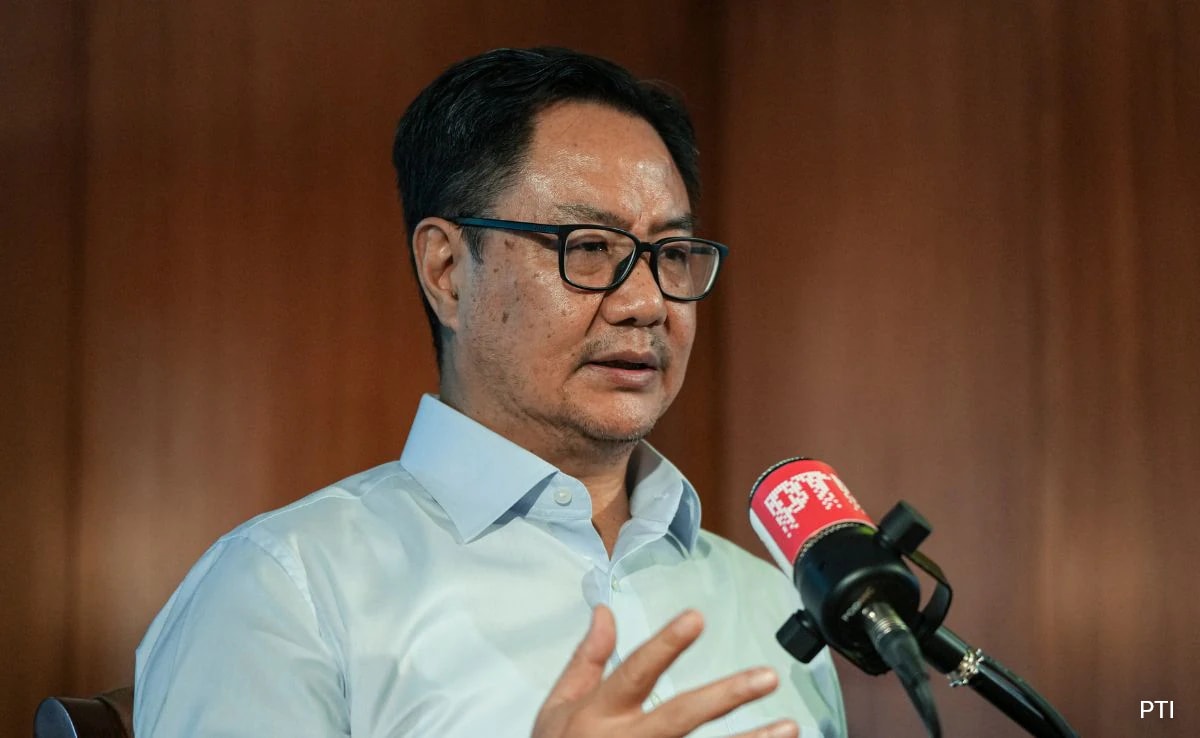 No Ethics, No Respect: Kiren Rijiju Slams Congress After Parliament Walkout