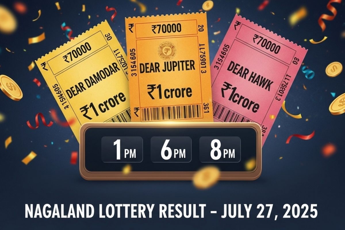 Nagaland Lottery Result Today Live: Winning Numbers For July 27, 2025