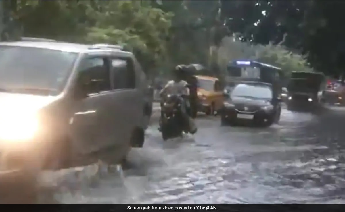 Heavy Rains Lash Kolkata, Waterlogging In Major Parts Of The City