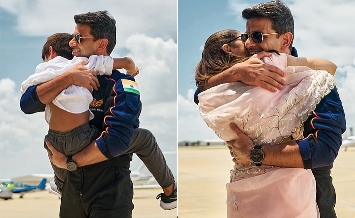 ‘Holding Them Felt Like Home’: Shubhanshu Shukla Meets Family After 18 Days In Space