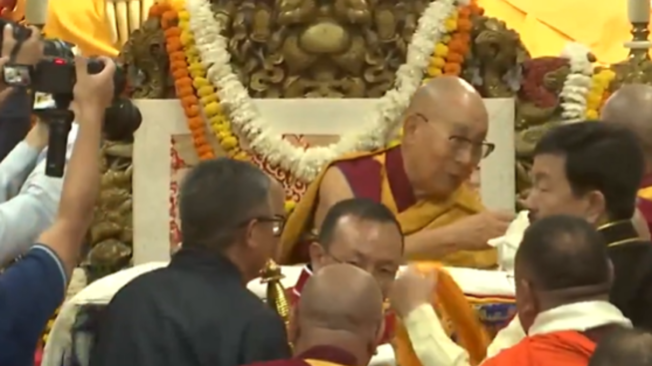 Watch: Rijiju attends Dalai Lama’s b’day celebration; strong msg to China
