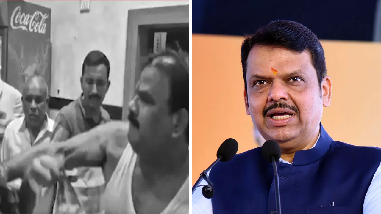 ‘Doesn’t send right message’: Fadnavis slams Sena MLA’s ‘inappropriate’ behaviour