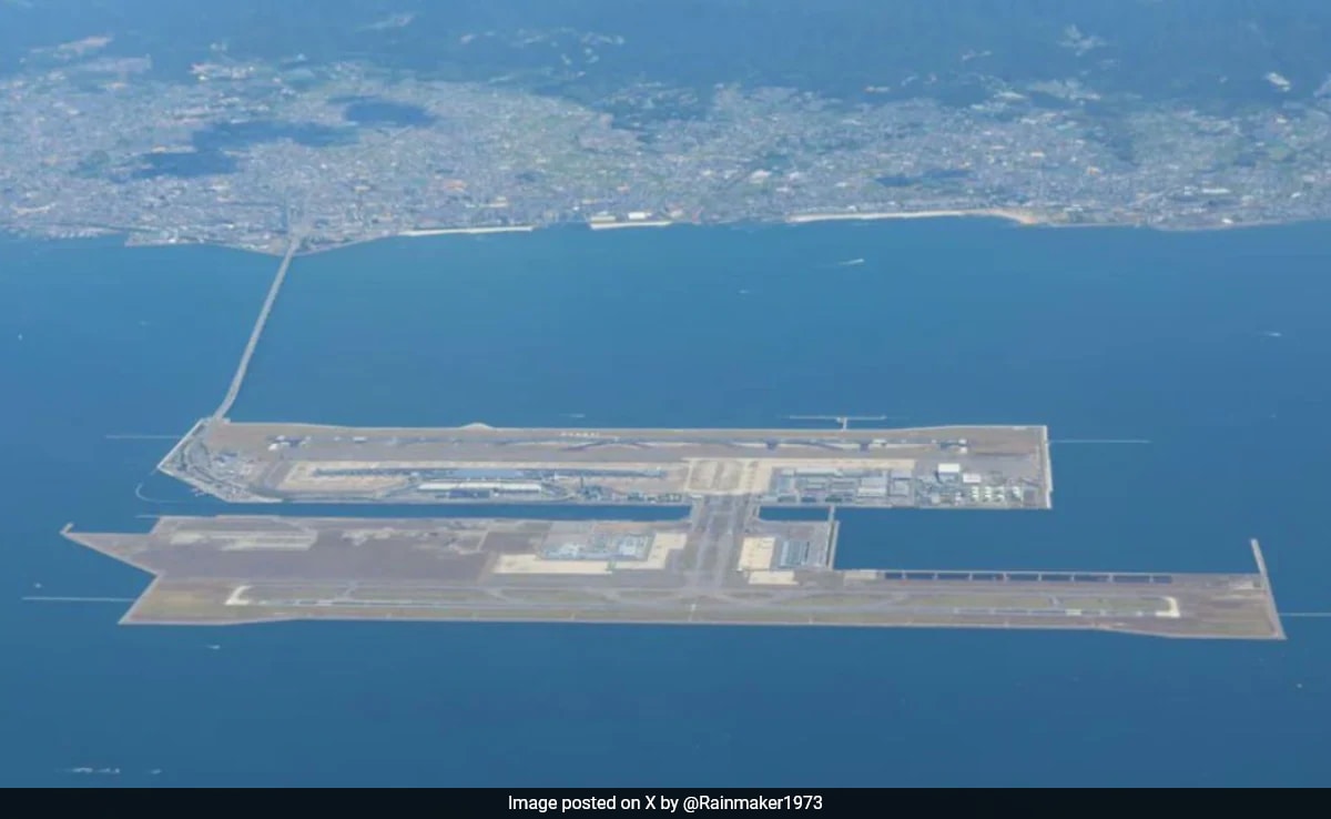 Japan’s Kansai Airport, Praised For Its Engineering Marvel, Is Now Sinking