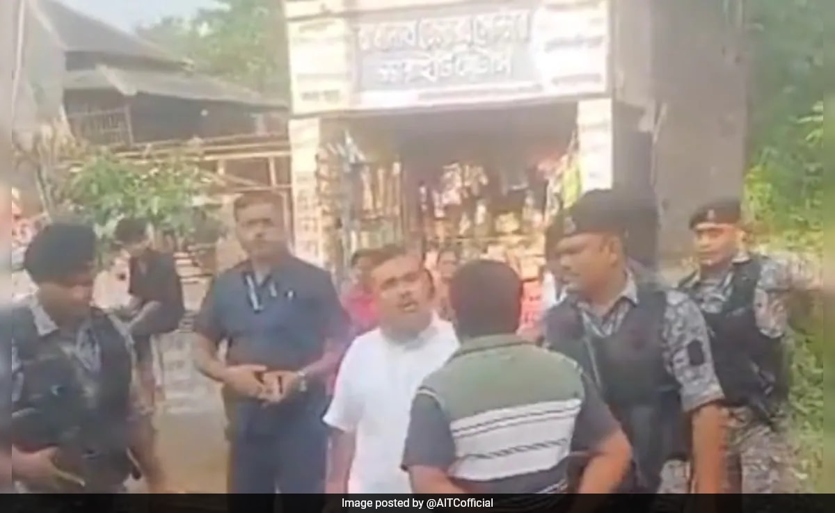 “Will Skin You Alive”: Suvendu Adhikari Tells Man After “Joy Bangla” Slogan