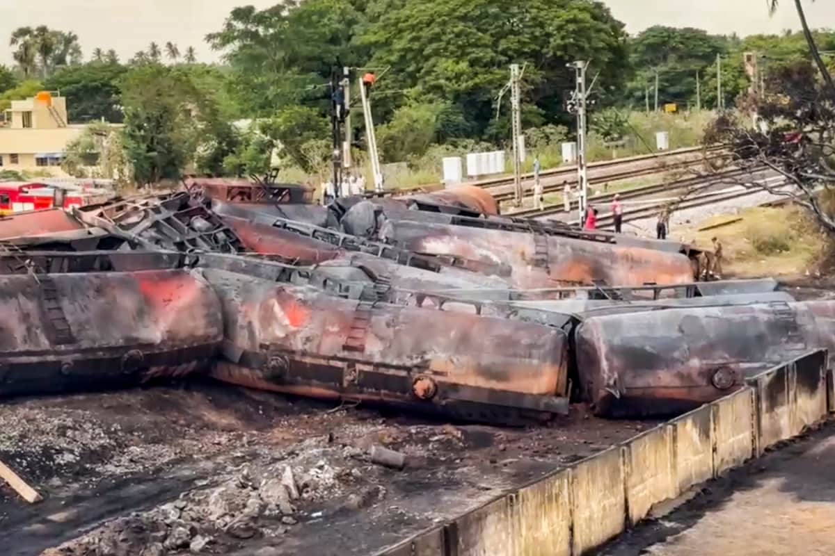 Thiruvallur Freight Train Fire Causes Rs 1.69 Crore Damage To Indian Railways