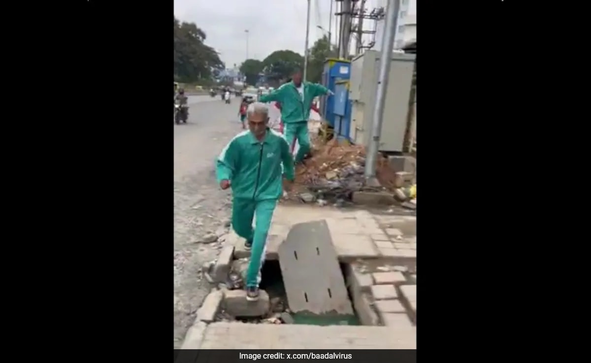 Watch: Bengaluru Becomes Real-Life ‘Squid Game.’ But With Potholes