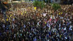 Huge crowds gather in Israel calling for hostage deal and end to Gaza war