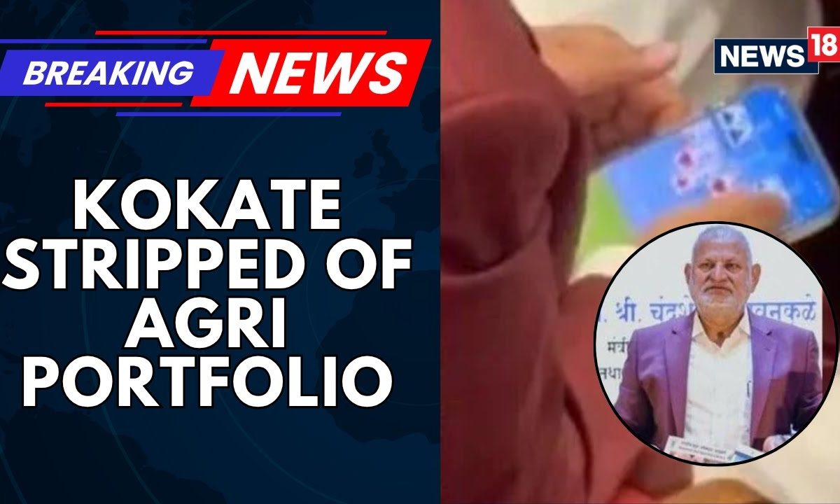 Days After Row Over Mobile Game, Agriculture Minister Manikrao Kokate Stripped Of Agri Portfolio