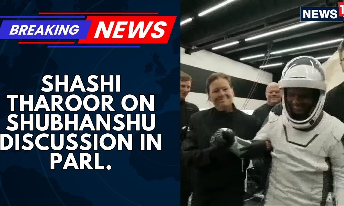 Shashi Tharoor: Opposition To Boycott Special Discussion On Shubhanshu Shukla In Parliament