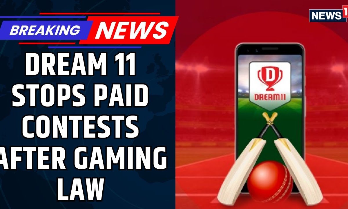 Dream 11 Has Ceased All Paid Contests Following The New Online Gaming Law | Online Gaming | News18