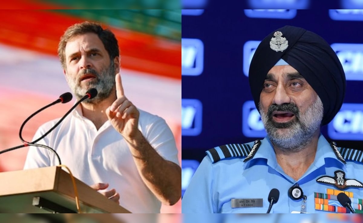 BJP Shreds Rahul Gandhi After Air Force Chief’s “Full Freedom” Remark