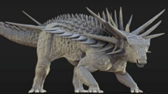 ‘Punk rock’ dinosaur with metre-long spikes discovered