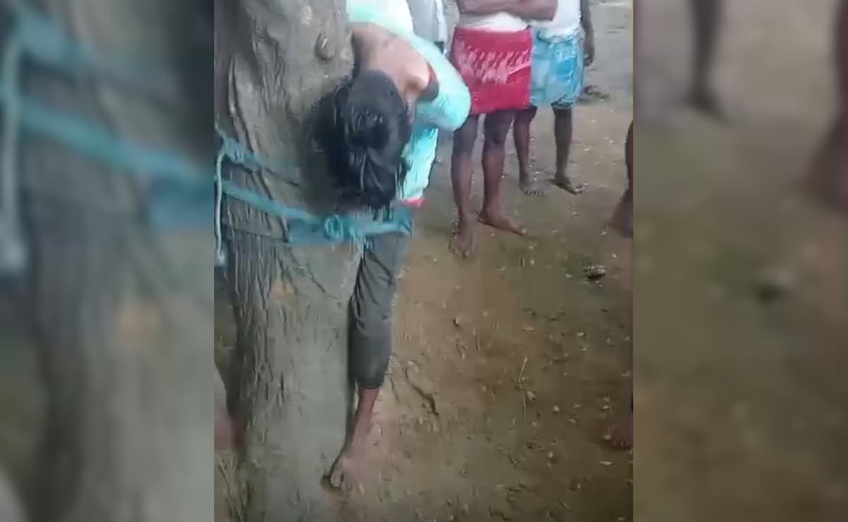 Mobile Theft Accused Tied To Tree, Beaten Up By Angry Villagers In Bihar