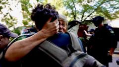 Inside Donetsk as residents flee attacks on Ukrainian region Putin wants to control