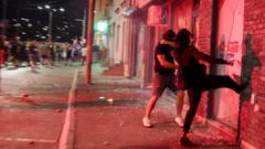 Serbia ruling party offices set on fire in protests