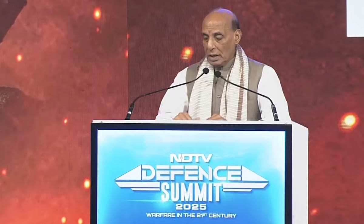 NDTV Defence Summit 2025 Live Updates: Rajnath Singh Speaks On “Warfare In 21st Century”, Op Sindoor