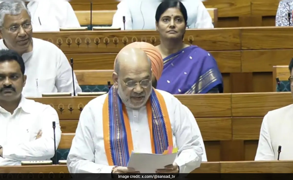Chaos In House As Amit Shah Introduces Bill On Removal Of PM, Chief Ministers