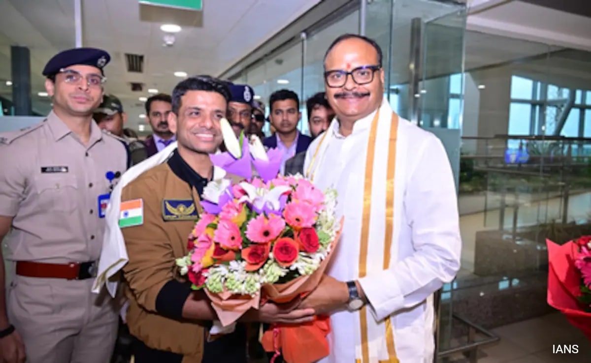 Shubhanshu Shukla Receives Hero’s Welcome In Hometown Lucknow