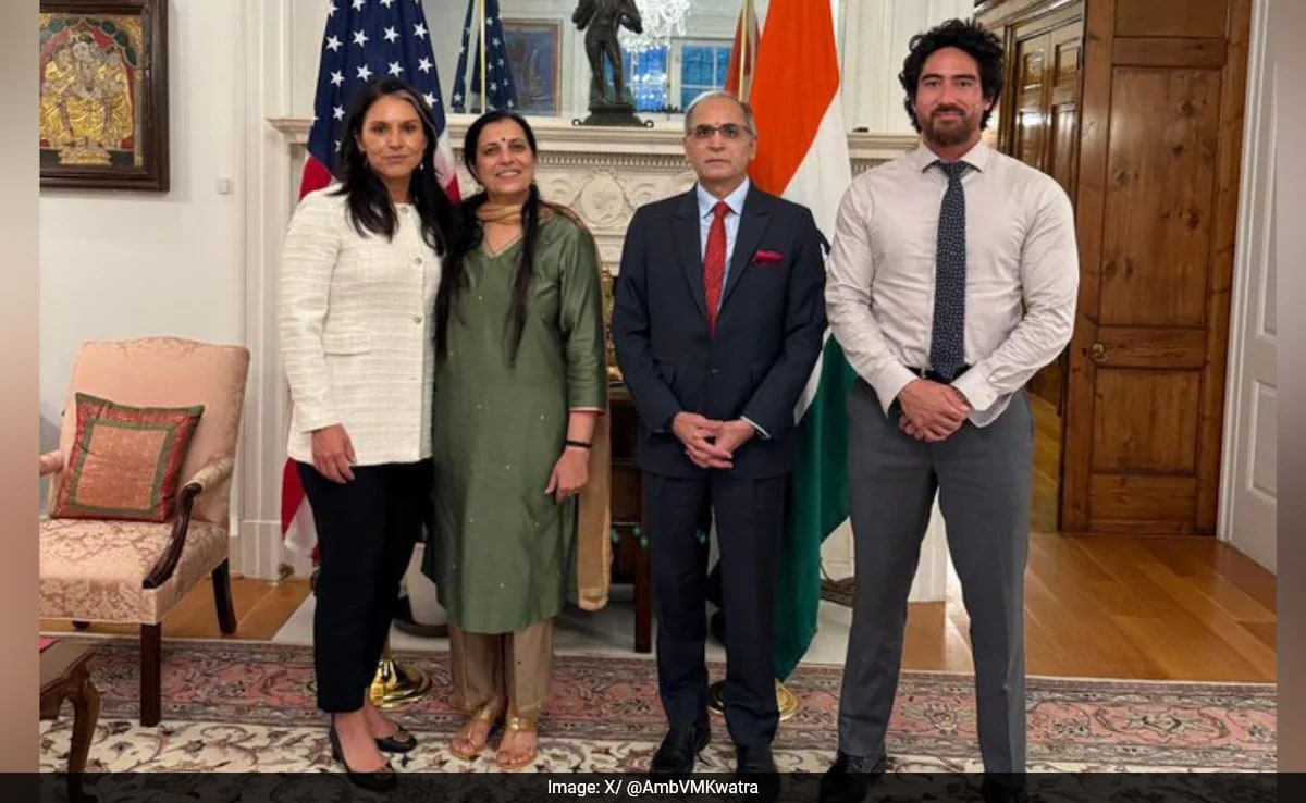 India’s US Envoy Meets Tulsi Gabbard To Discuss “Mutual Interests”