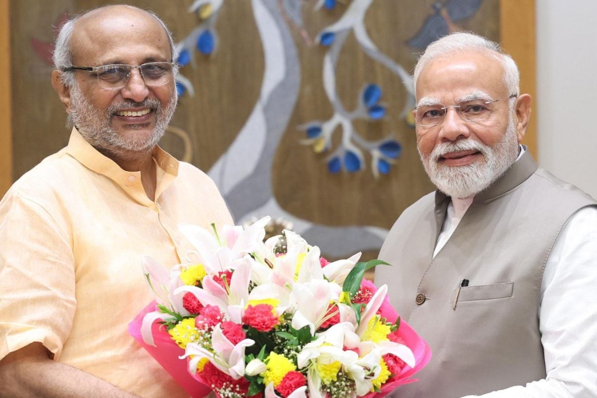 PM Modi Meets NDA’s Vice President Candidate CP Radhakrishnan