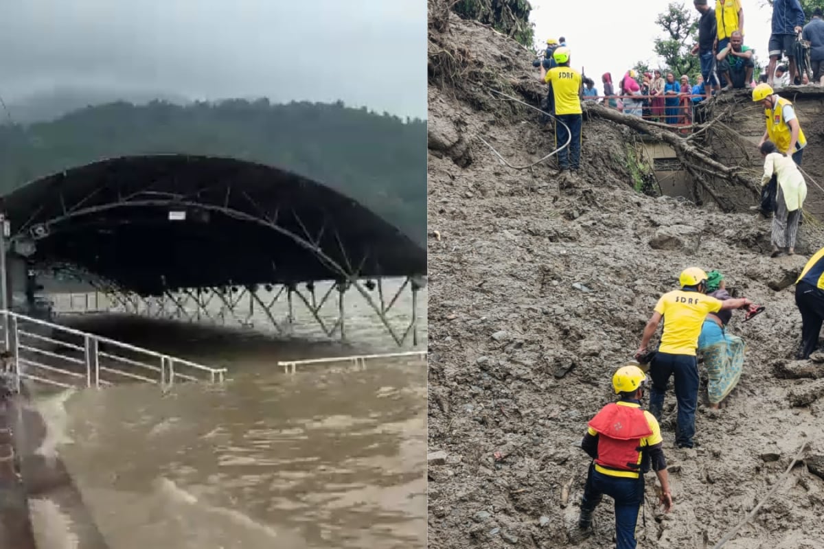 Uttarakhand Landslides: Ganga Ghats Evacuated As River Flowing In Spate, IMD Issues Red Alert