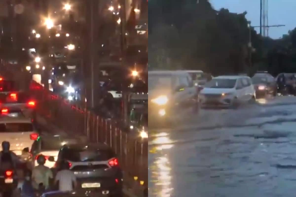 Waterlogging, Traffic Woes In Delhi, Ghaziabad As Downpour Brings NCR To A Standstill | Videos