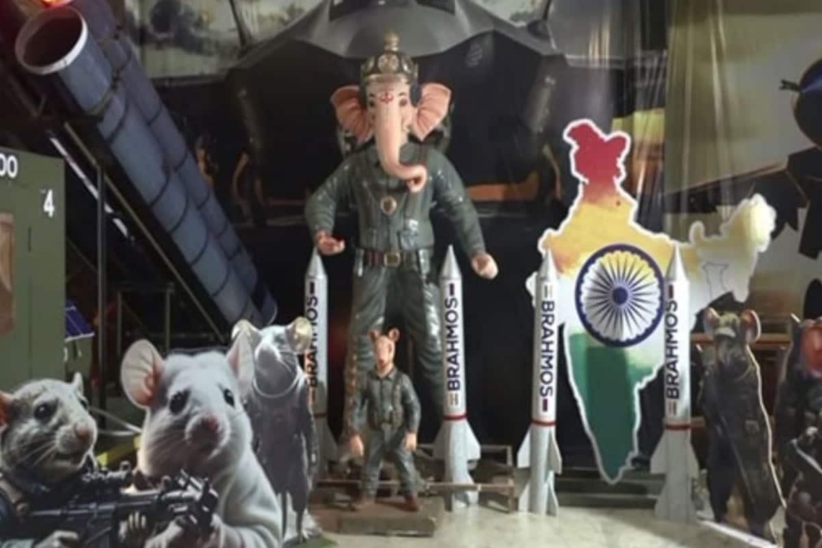 From BrahMos To S-400: This Op Sindoor-Inspired Ganesha Pandal Showcases India’s Military Might