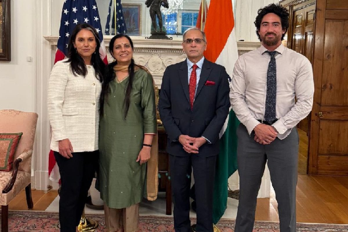 India’s Envoy Vinay Kwatra Meets US Intelligence Chief Tulsi Gabbard