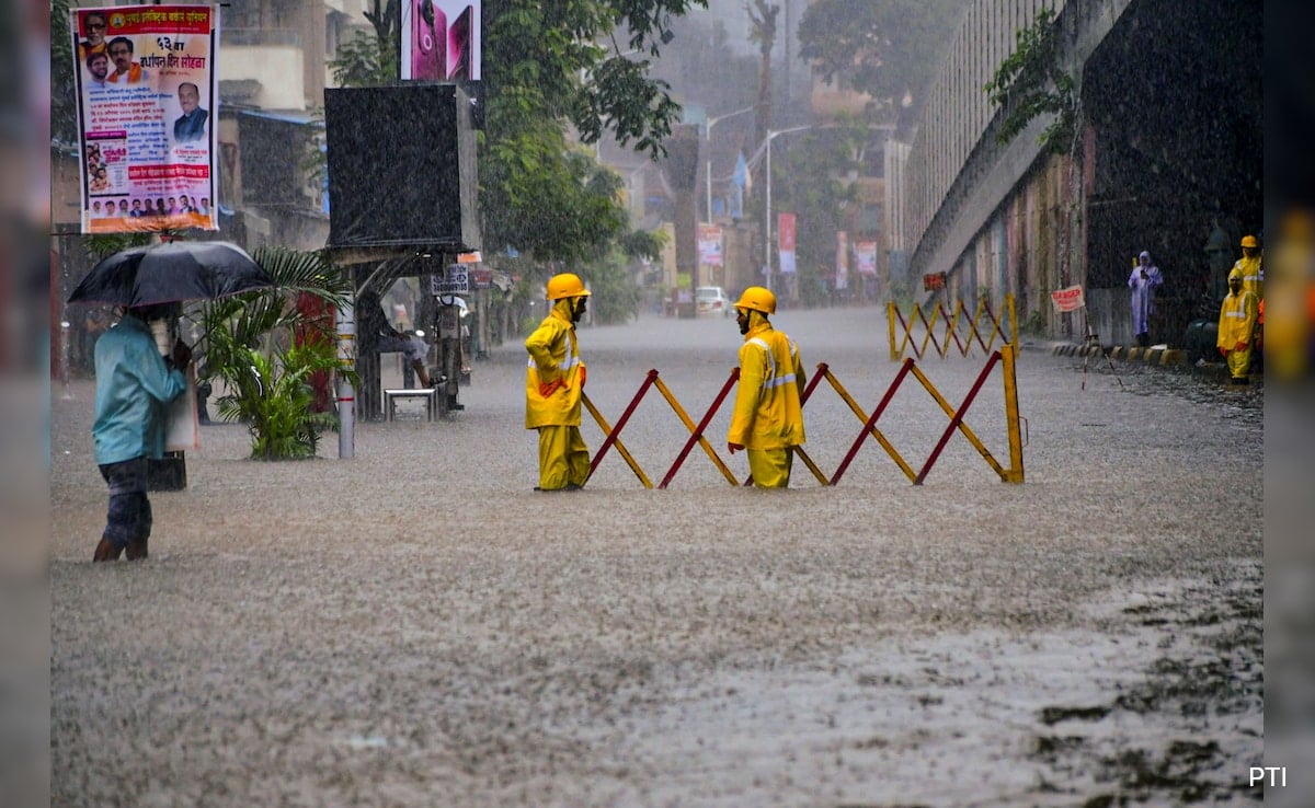 Mumbai Continues To Witness Heavy Rain, Schools Shut, Local Trains Delayed