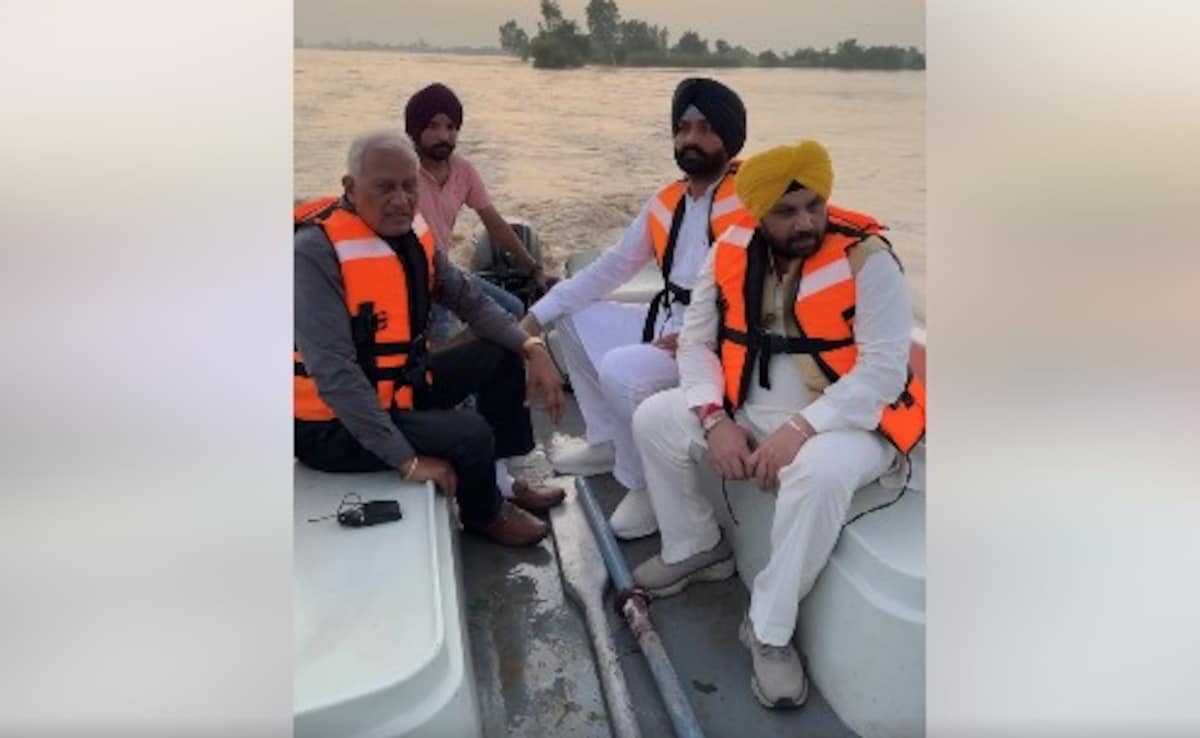 Video: Punjab Ministers Discuss Sweden, Goa Cruises During Flood Inspection