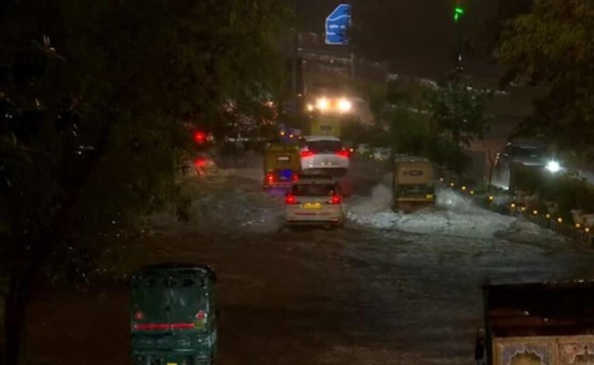Streets Waterlogged After Heavy Rain In Delhi, More Showers Expected Today