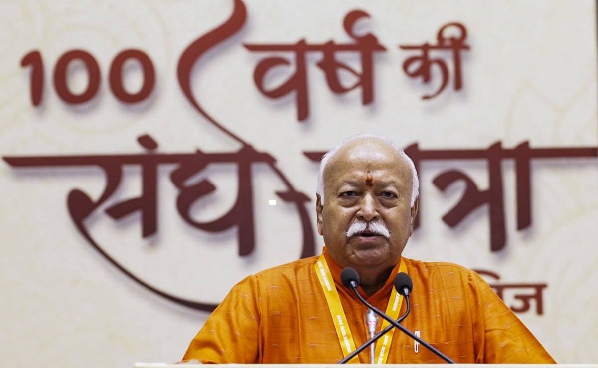 “Struggle Might Be There But No Quarrel”: RSS Chief On Relationship With Centre