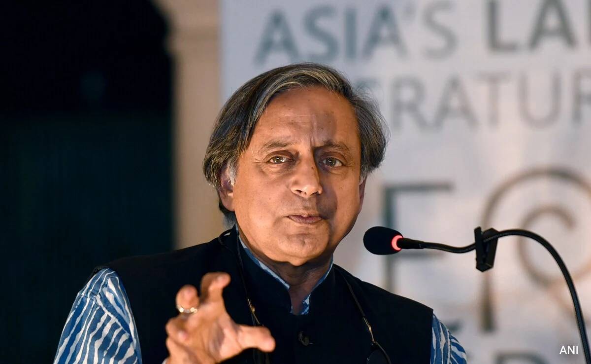 “Have To Act Accordingly”: Shashi Tharoor Slams US For Additional 25% Tariffs