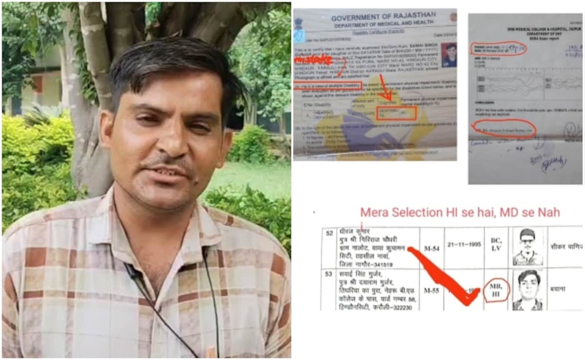 Caught With Fake Disability Certificate, Rajasthan Professor Alleges Computer Error