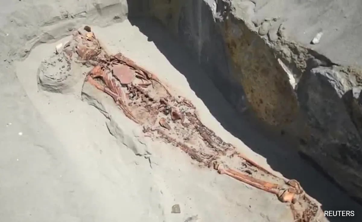 3,000-Year-Old Skeletons, Believed To Be Human Sacrifices, Found In Peru