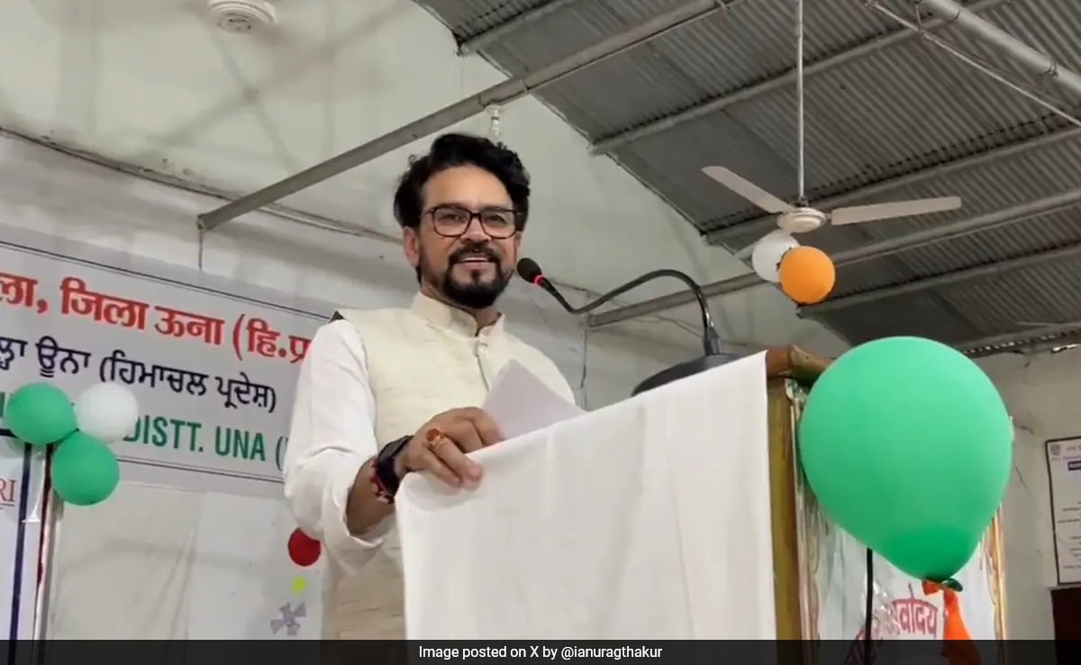 “Think Hanuman Ji Was 1st Space Traveller”: BJP MP Anurag Thakur To Students