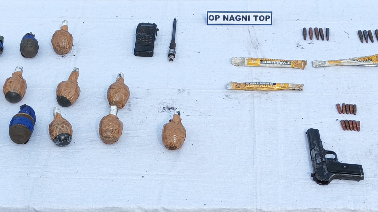 Operation Nagni TOP: Terror hideout busted in J&K’s Kupwara; weapons recovered